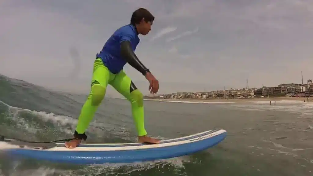 Surfing at Manhattan Beach to improve mood and beat depression